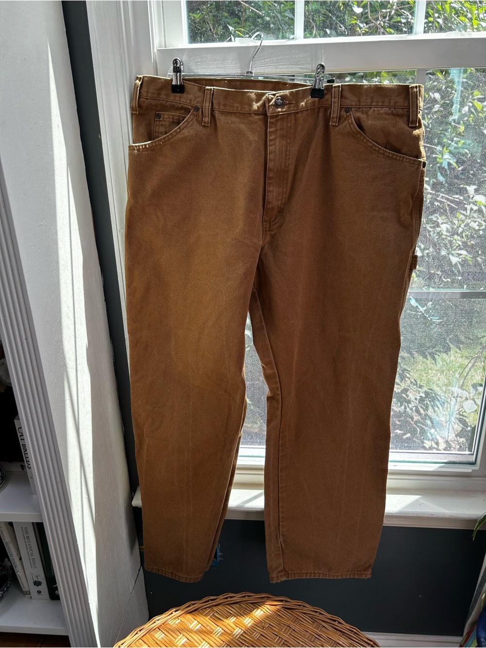 Vintage Dickies Duck Canvas Carpenter Work Pants Brown